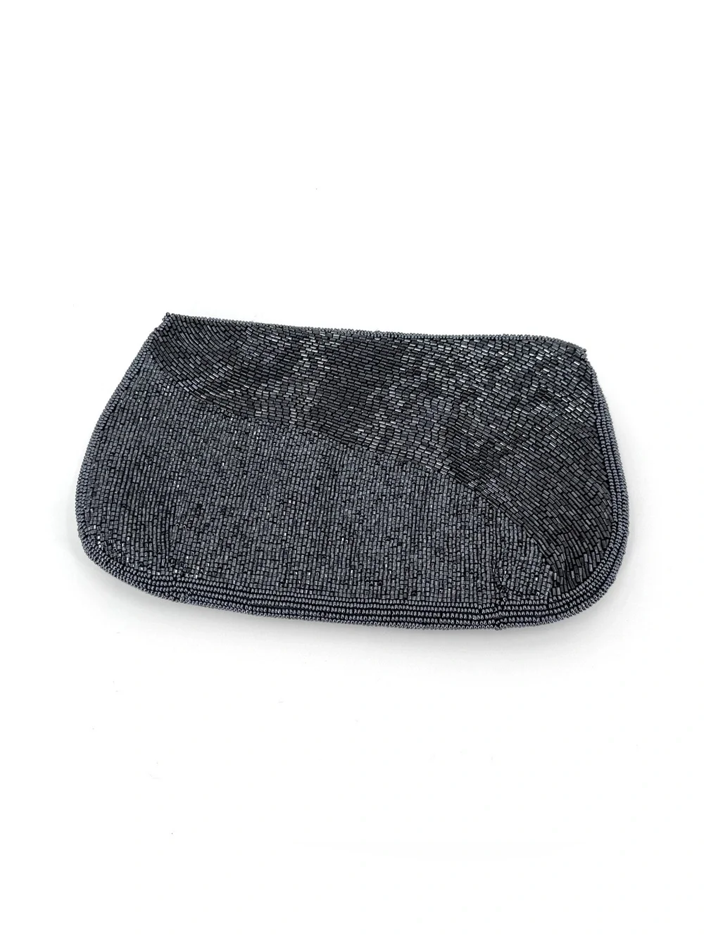 Beaded Black Evening Clutch